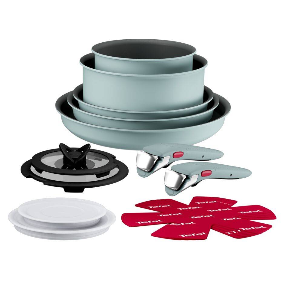 Halo Eucalyptus, 15-delige kookgereiset, bijpassend handvat, stapelbaar