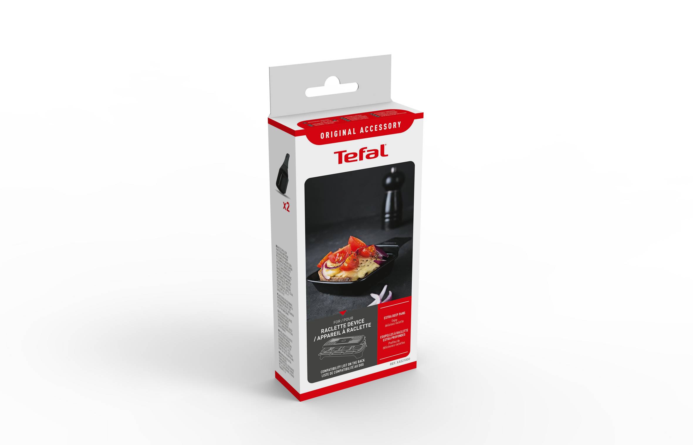 2 coupelles à raclette extra profondes XA521000