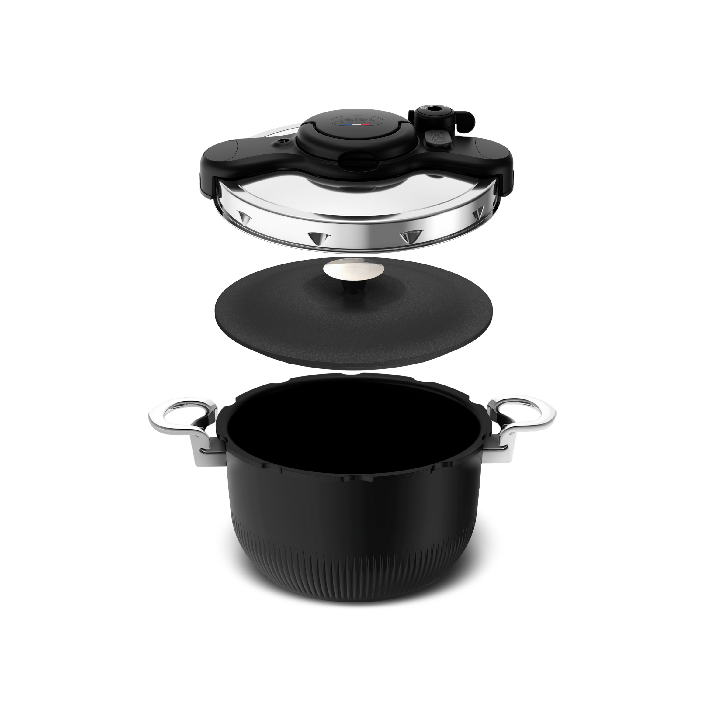 Clipso Tempo 3-in-1, snelkookpan, stoofpot, ovenproof