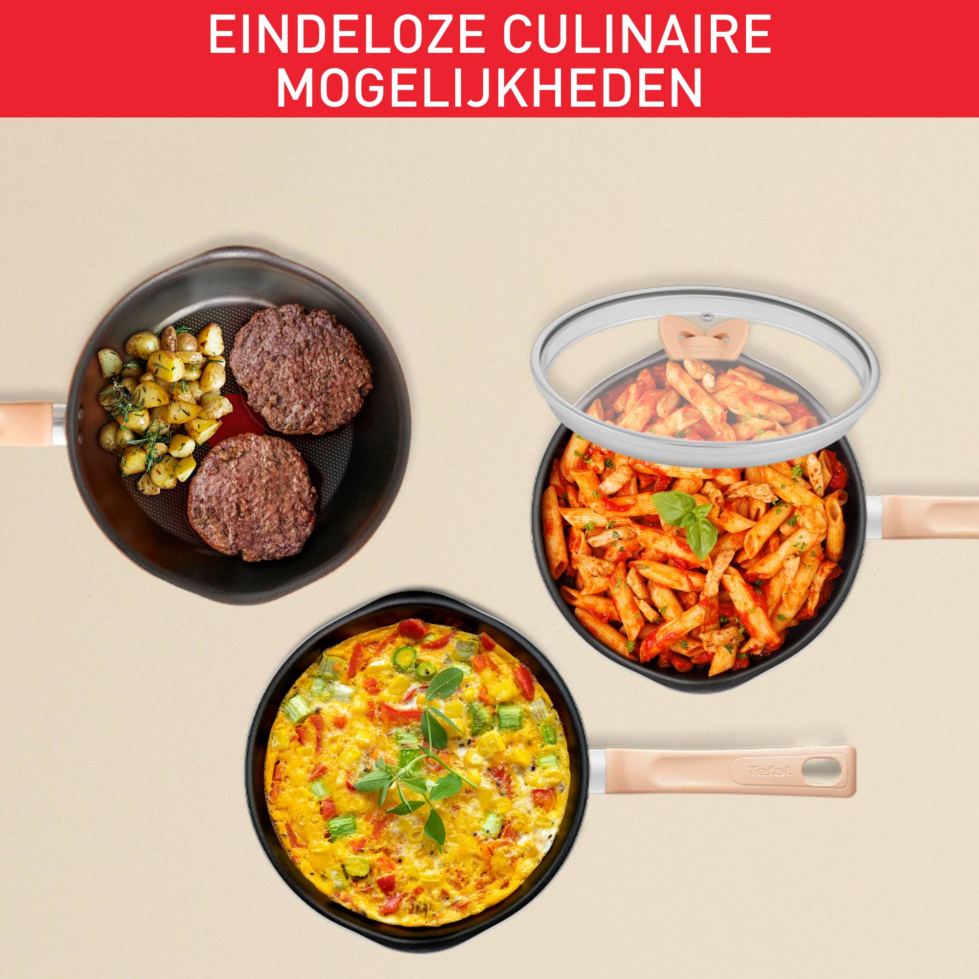 One Pick Pot G1662504 Braadpan + deksel - 22 cm - Inductie