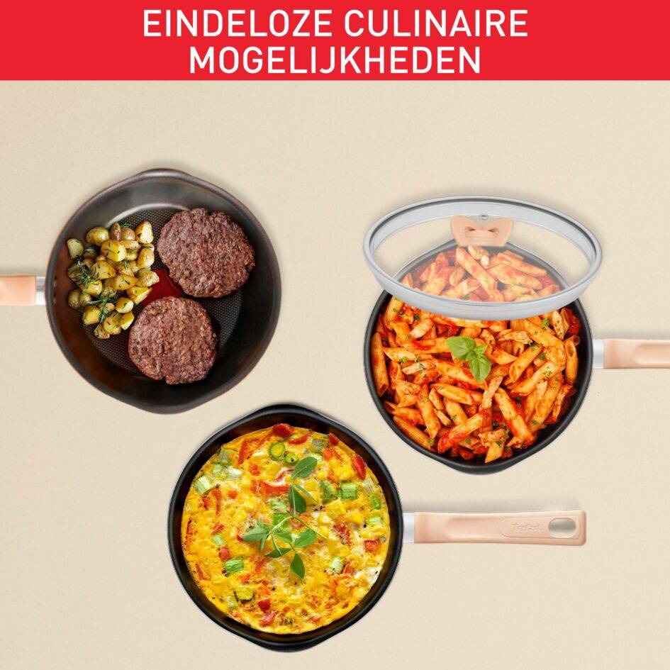 One Pick Pot G1672504 Braadpan + deksel - 22&nbsp;cm - Inductie