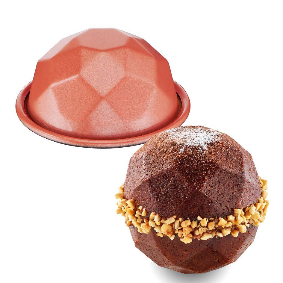 CreaBake J3059204 Set de 3 moules à facettes - Cake Factory