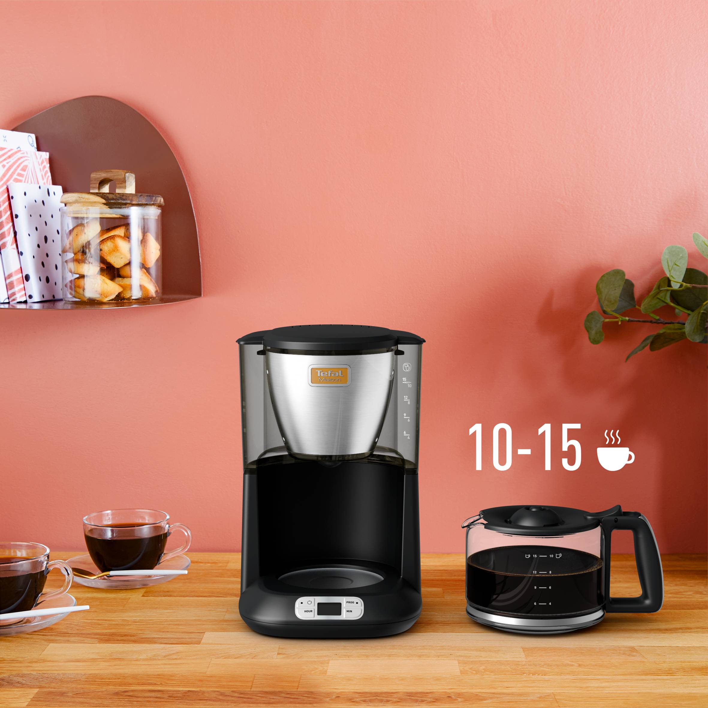 TEFAL MAISON Coffee Maker 10 cups CM461811