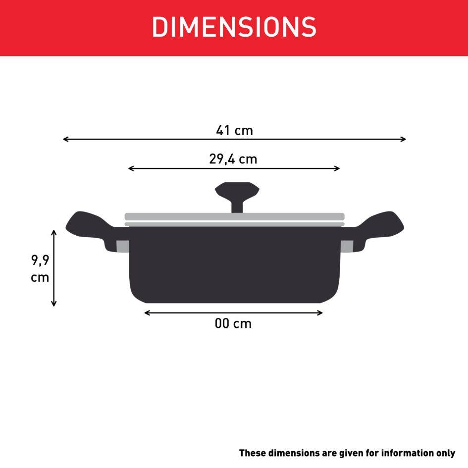 Unlimited G2597283 Sauteerpan + deksel - 28 cm - Inductie