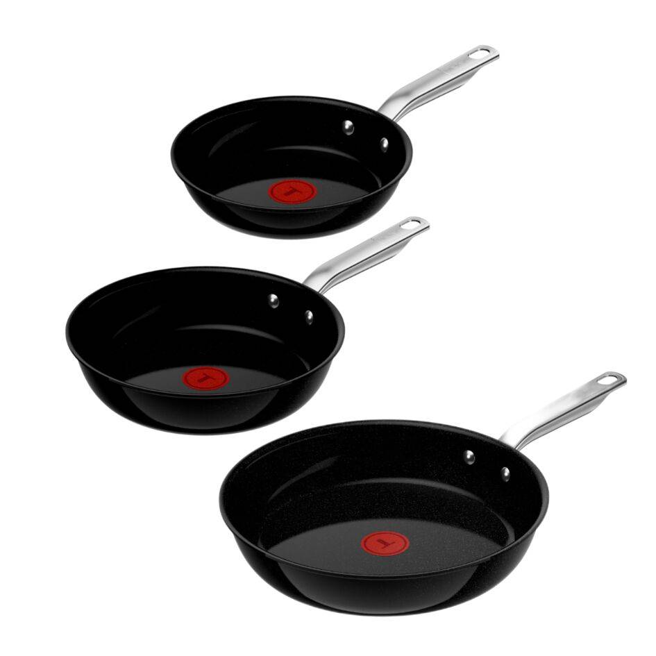 Experience Ceramic G2229143 Set de 3 poêles à frire 20/24/28 cm - Induction