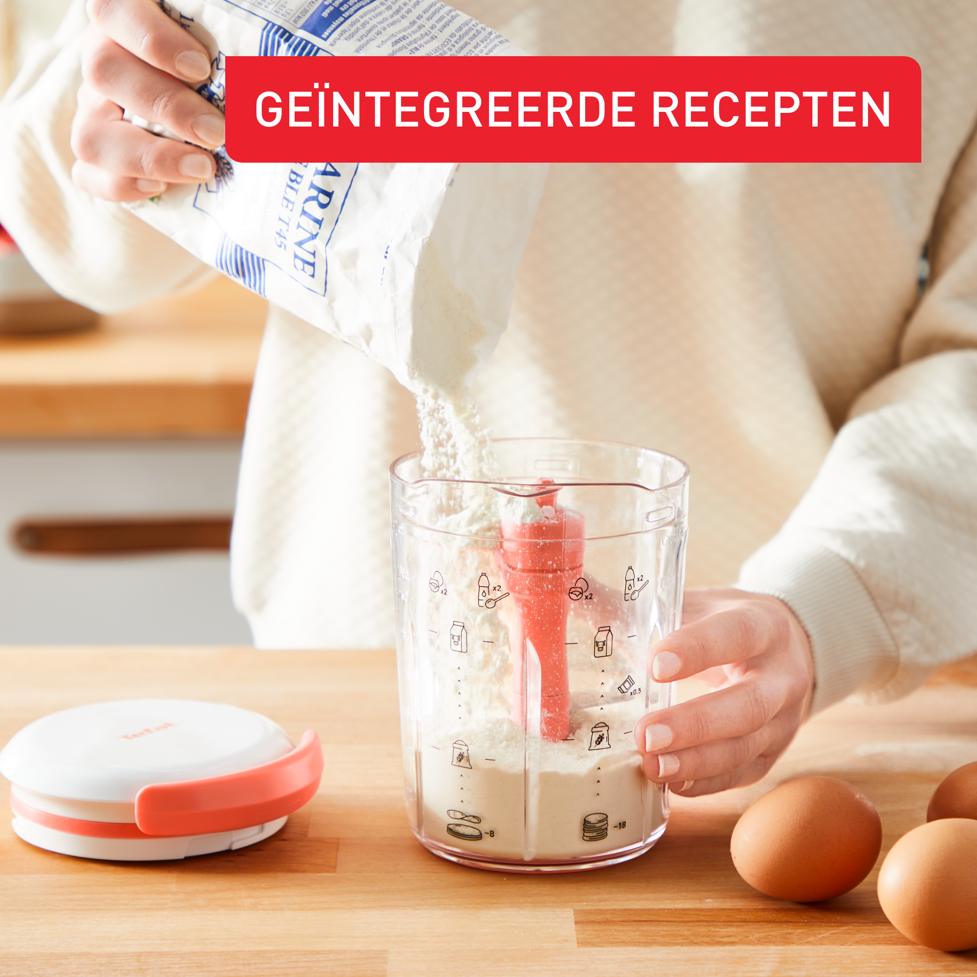 Pancake Express K1844404 Mixer voor pannenkoekenbeslag - 0,9L