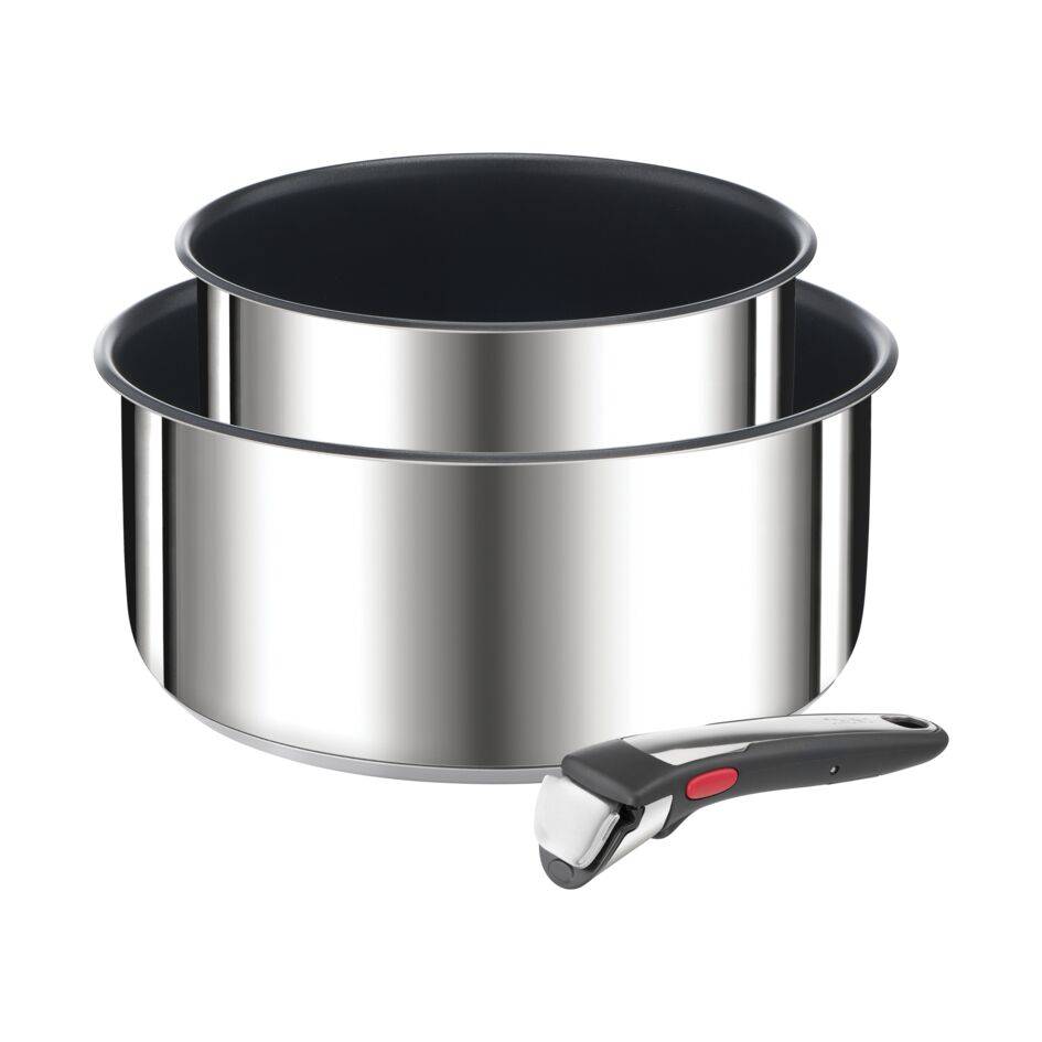 Ingenio Préférence On L9748902 Set de 2 casseroles 16/20 cm + poignée amovible