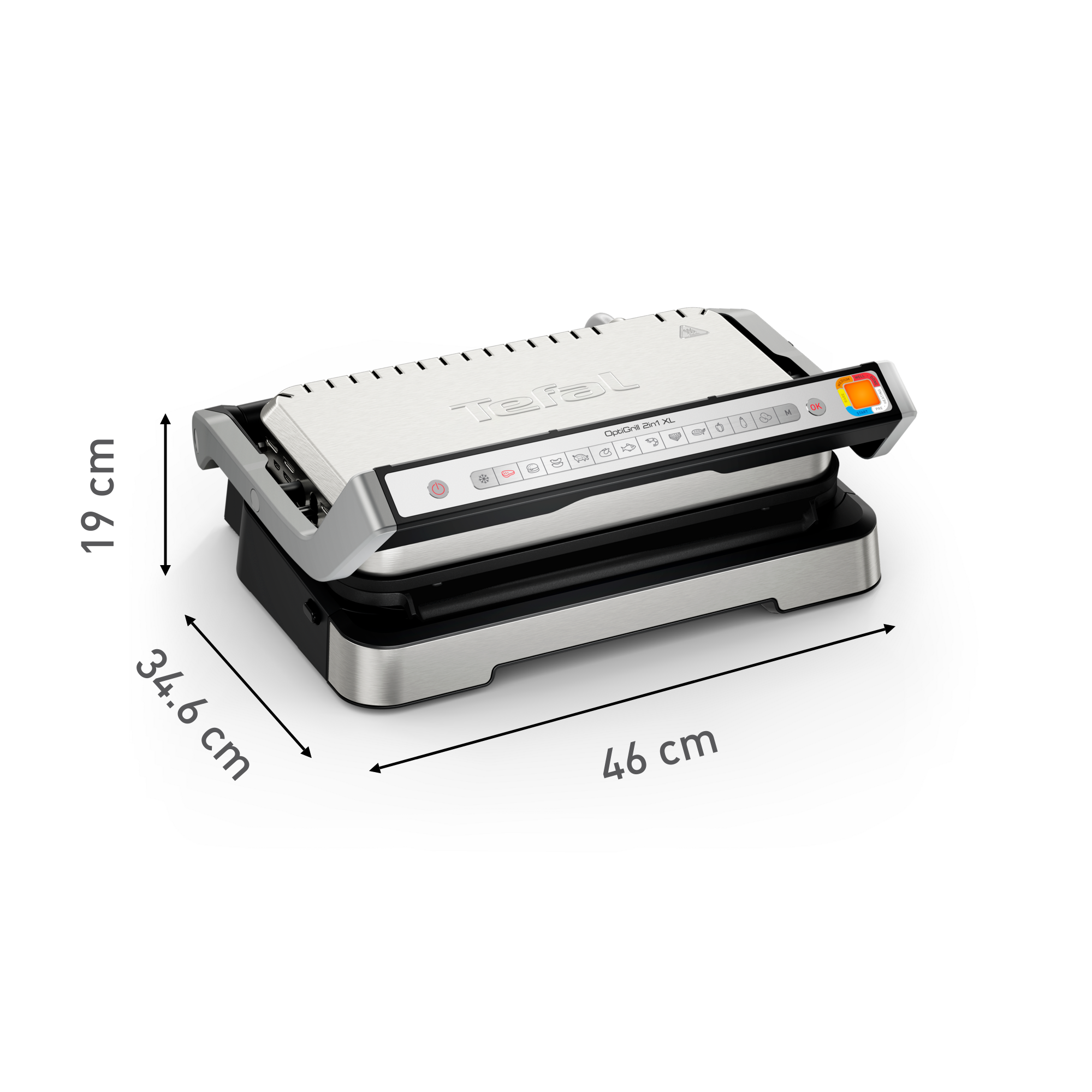 OptiGrill 2-en-1 XL GC782D10 Grill & Barbecue Intelligent - 12 programmes