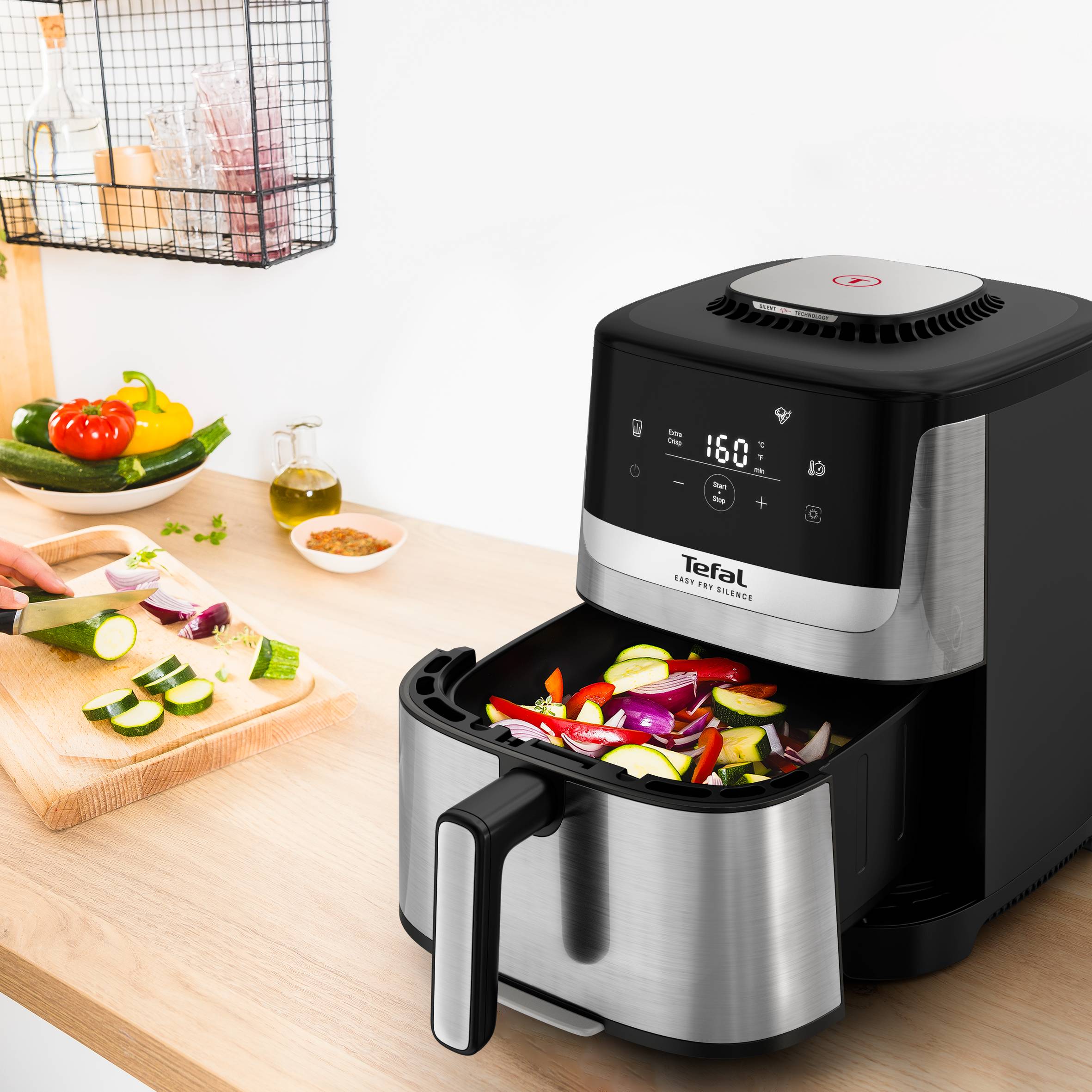 Easy Fry Silence air fryer EY552DE0 - Air fryer- 5L - Stille technologie