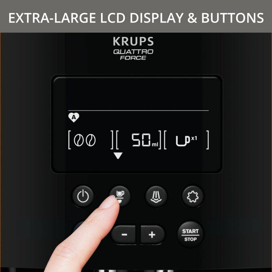 Arabica EA817010 Machine à Espresso automatique à grains - 3 recettes de café - 1,7L