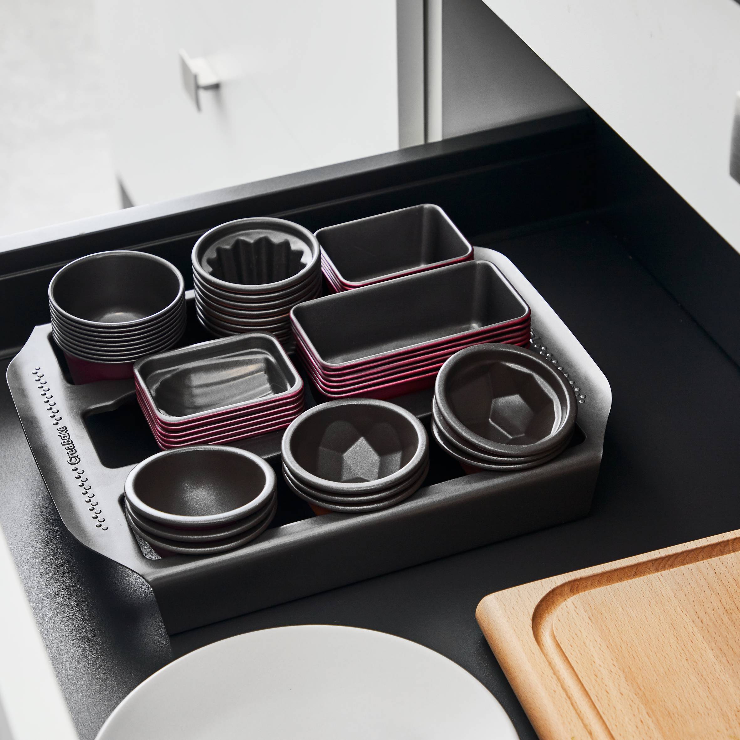 CreaBake J3059104 Set van 3 rotsvormige vormen - Cake Factory