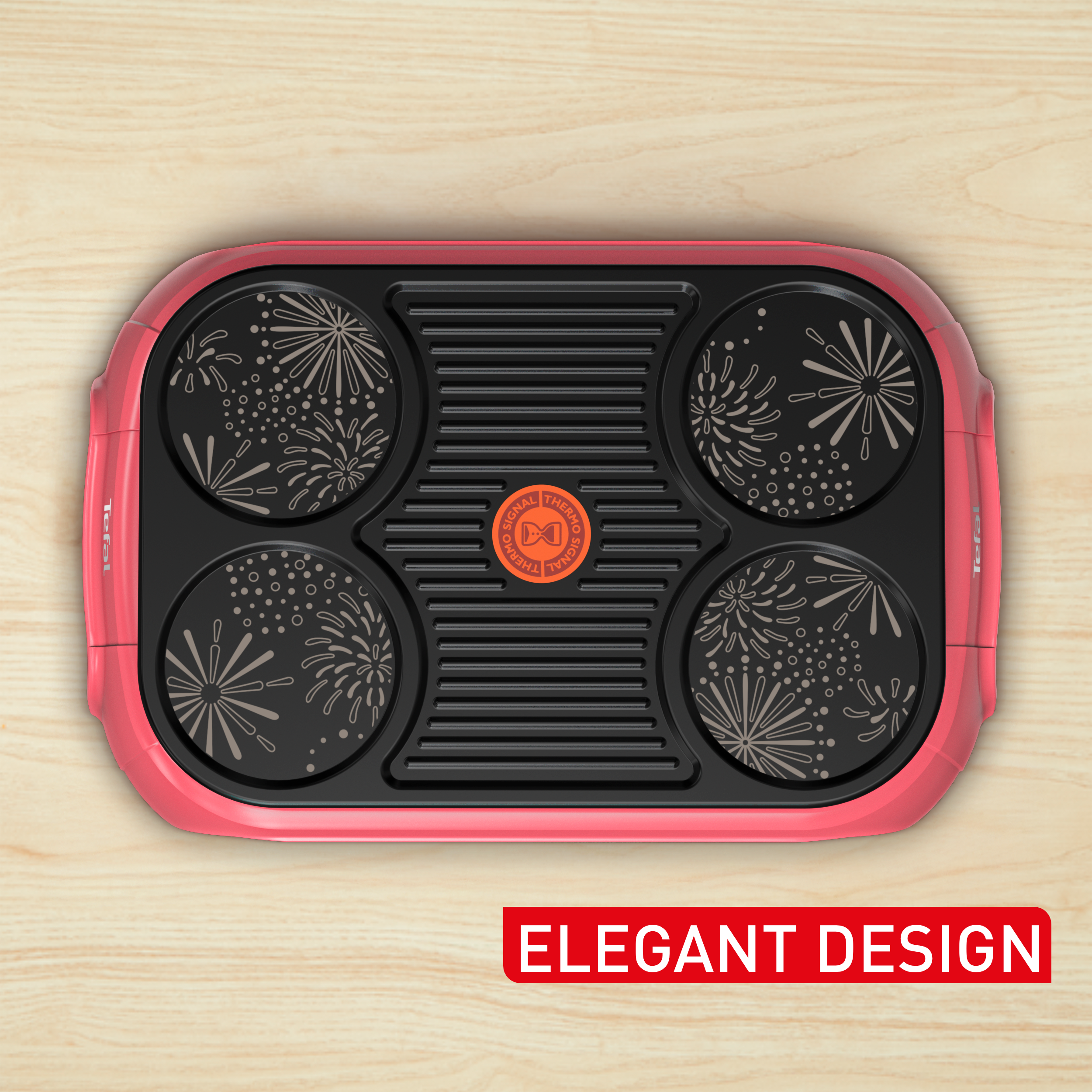 Crep'Party Pancake Day, Grill & Crepebakplaat, Anti-aanbaklaag