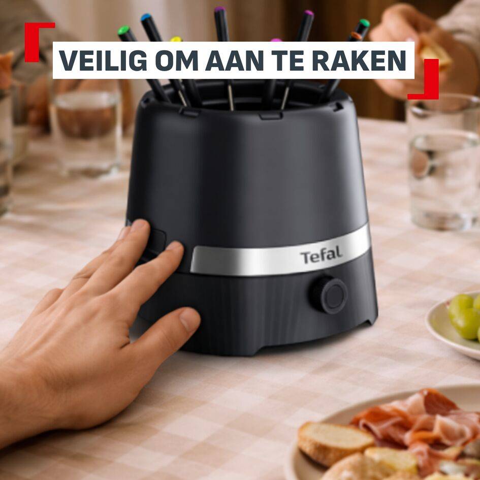 Tefal Fondue ThermoRespect, Limited Edition Celebration, voor maximaal 8 personen