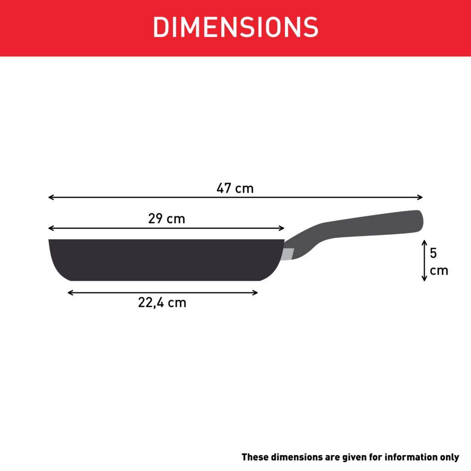 Ultimate On G26006AZ Poêle à frire - 28 cm - Induction