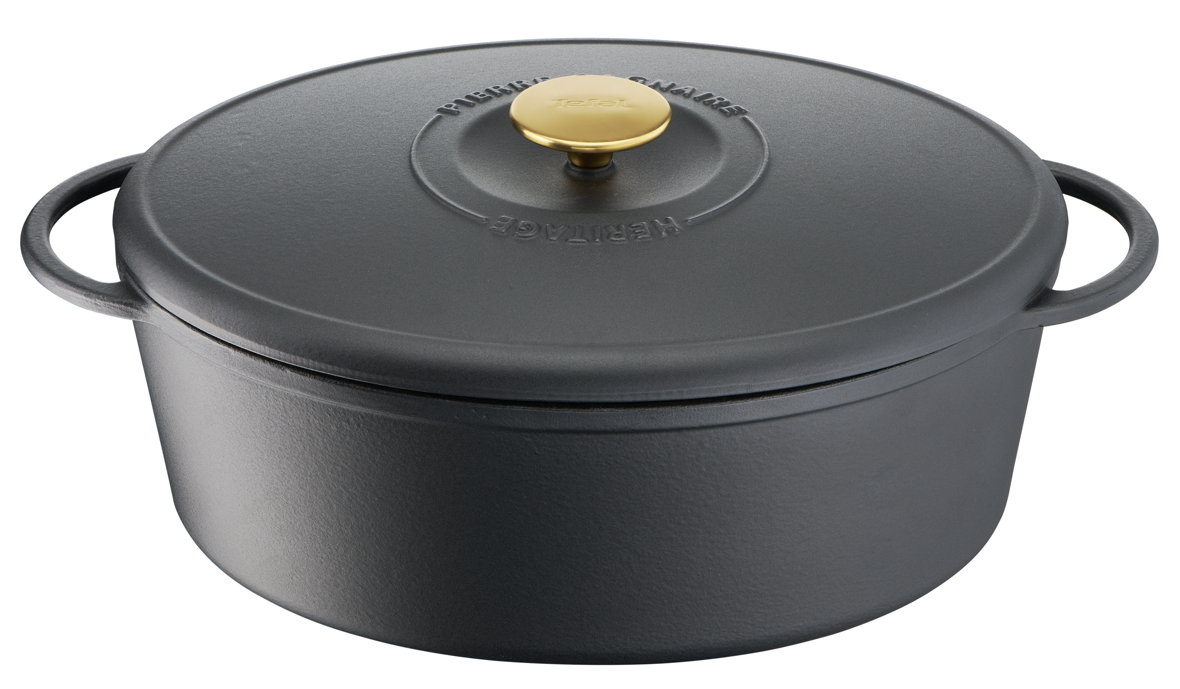 Heritage Pierre Gagnaire E2230604 Cocotte en fonte ovale 34x26 cm