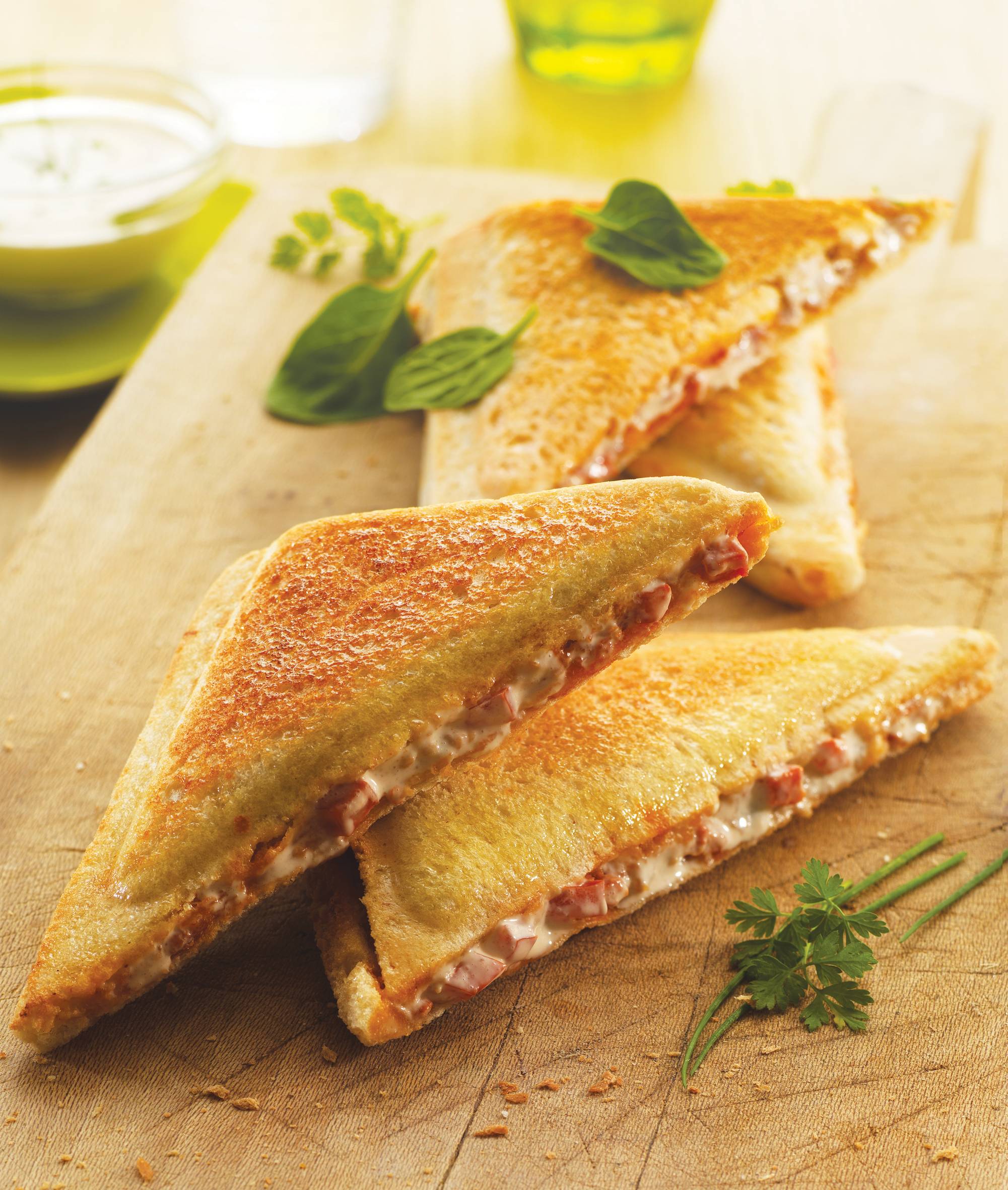 2 Croque-monsieur platen (driehoekvorm) Snack Collection XA800212