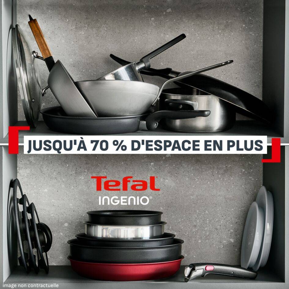 Ingenio Excellence+, Poêle 28 cm, Empilable, Revêtement antiadhésif, Induction