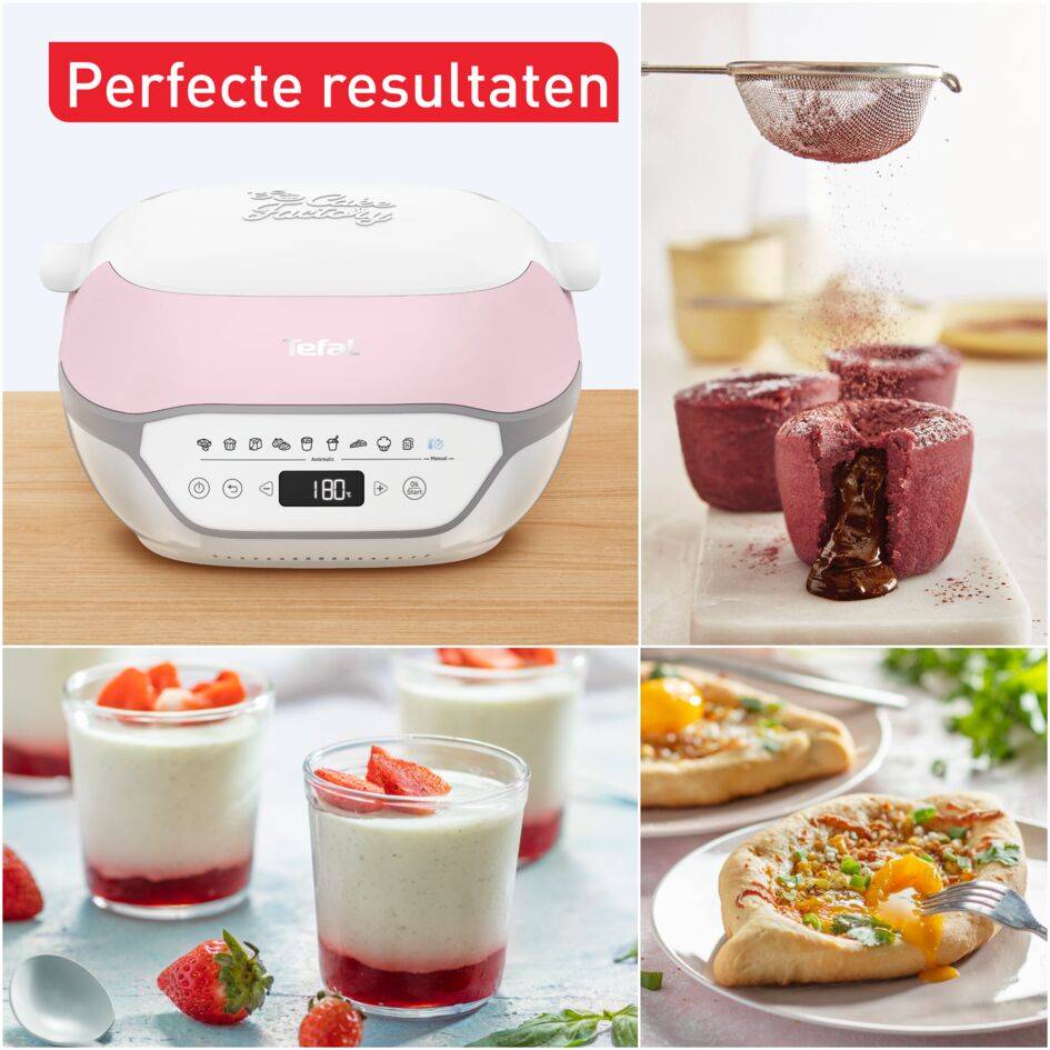 Cake Factory Infinity KD850110 Intelligent patisserietoestel, broodbakmachine, yoghurtmaker en oven