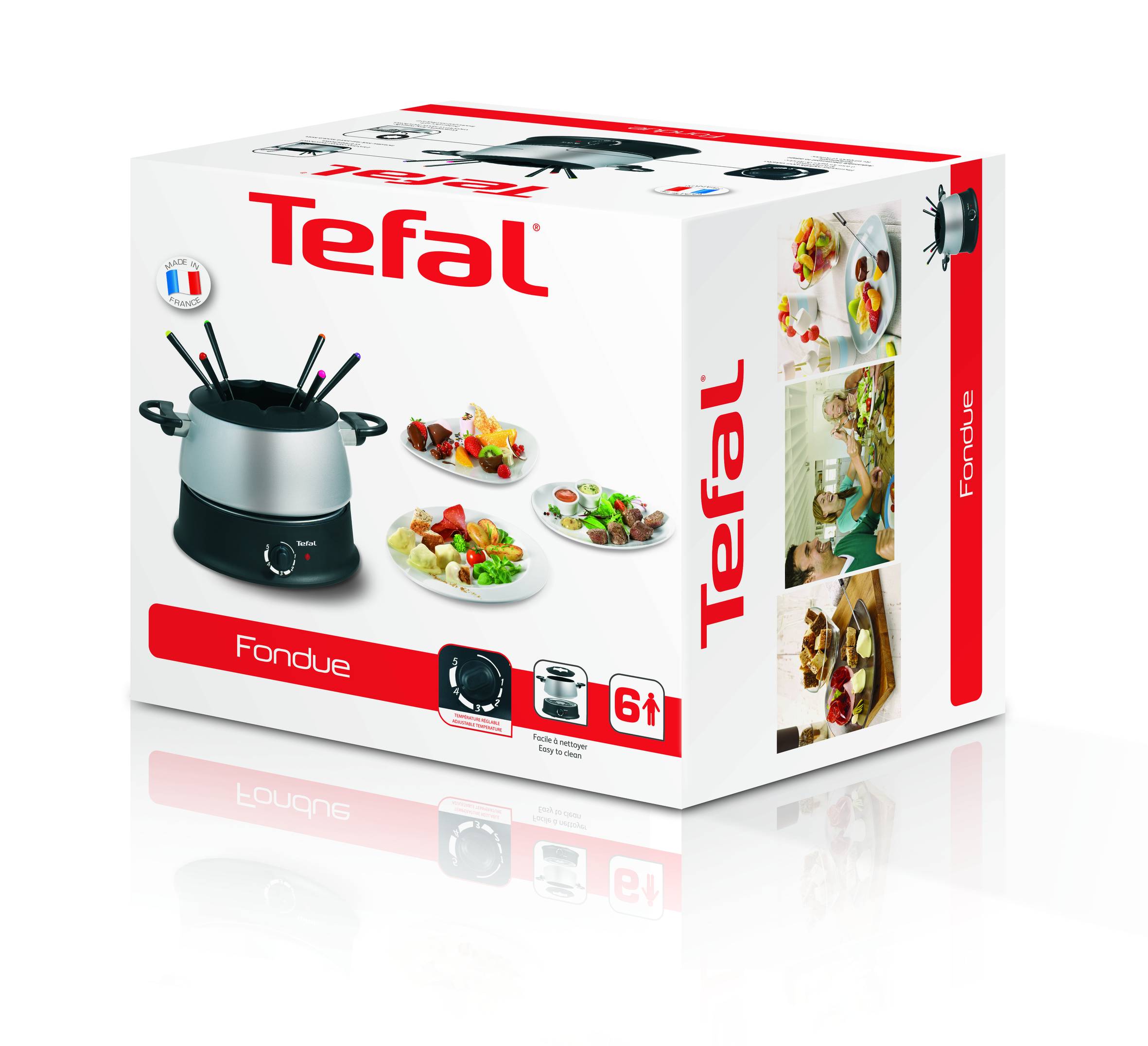 Silver EF300010 Appareil à fondue - 6 personnes