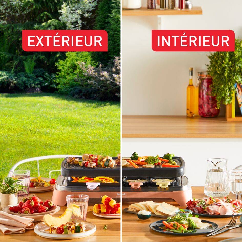 Food & Co RE651JF0 Appareil à raclette polyvalent - 8 personnes