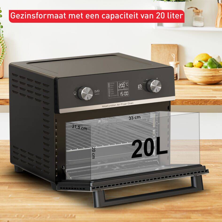 Easy Fry 2-in-1 FW605810 Air fryer & Oven - 10 programma's - 20L