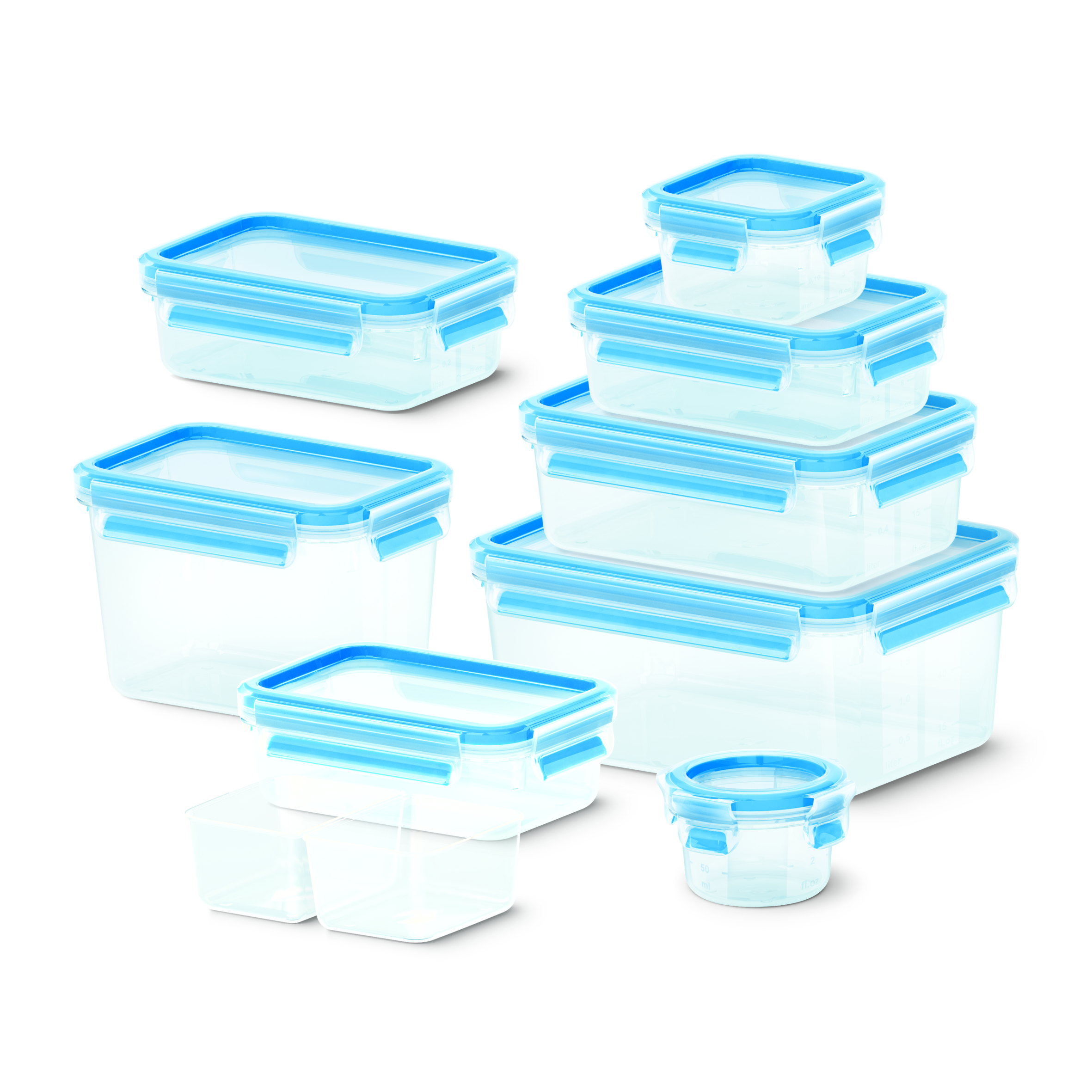 MasterSeal Fresh N1031451 Set van 9 bewaardozen van 0,15L tot 2,2L