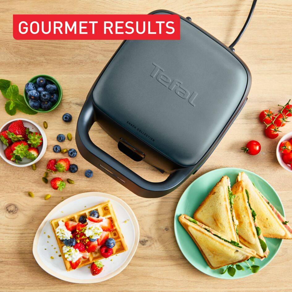 Snack Collection, croque-monsieur- en wafelapparaat, 20 beschikbare platensets, zoete en hartige recepten
