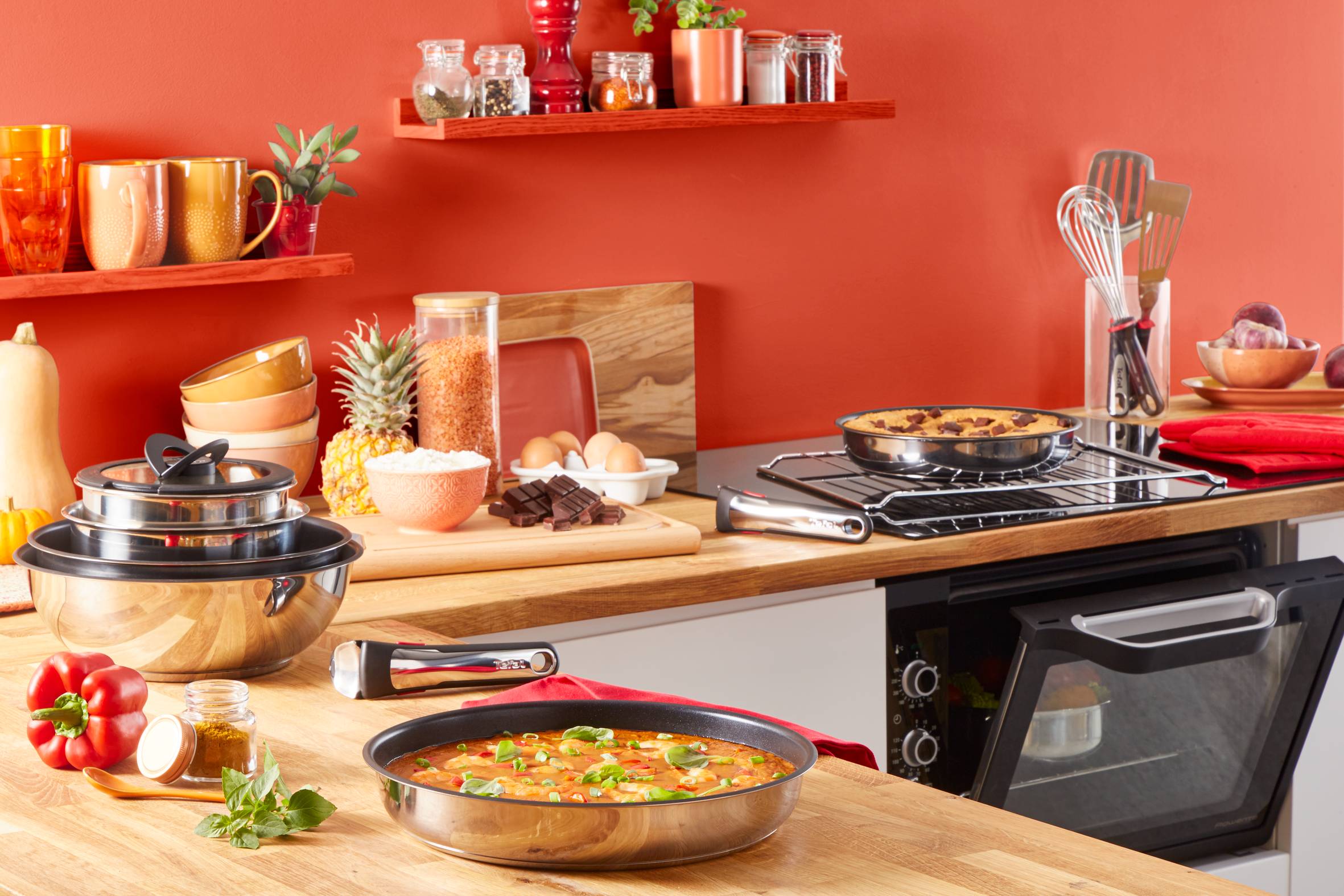 Ingenio Préférence On L9737702 Poêle à poignée amovible - 26 cm - Induction