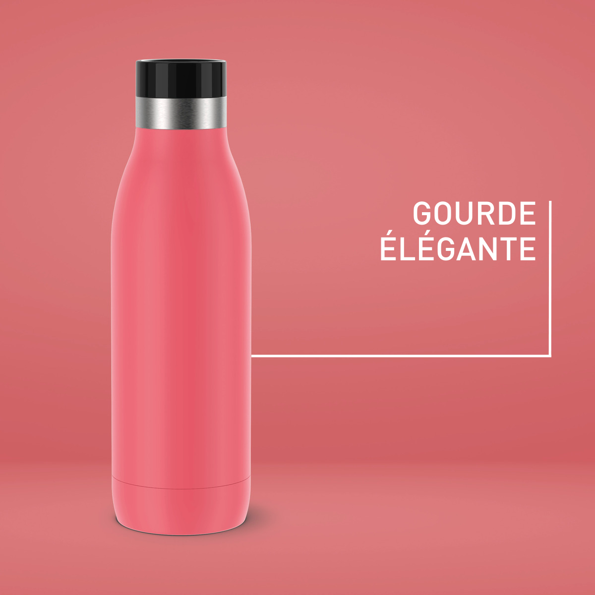 Bludrop Basic N3110410 Gourde - 0,5L - Corail