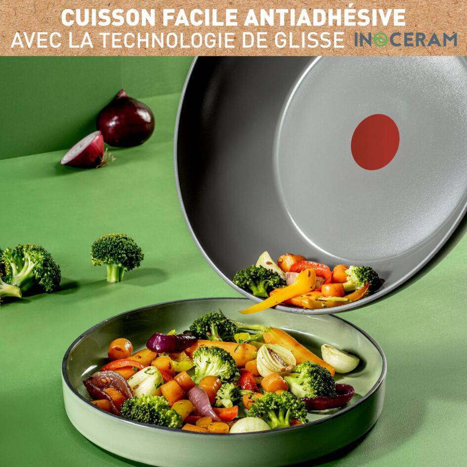 Renew On C4271932 Wok en céramique - 28 cm - Induction