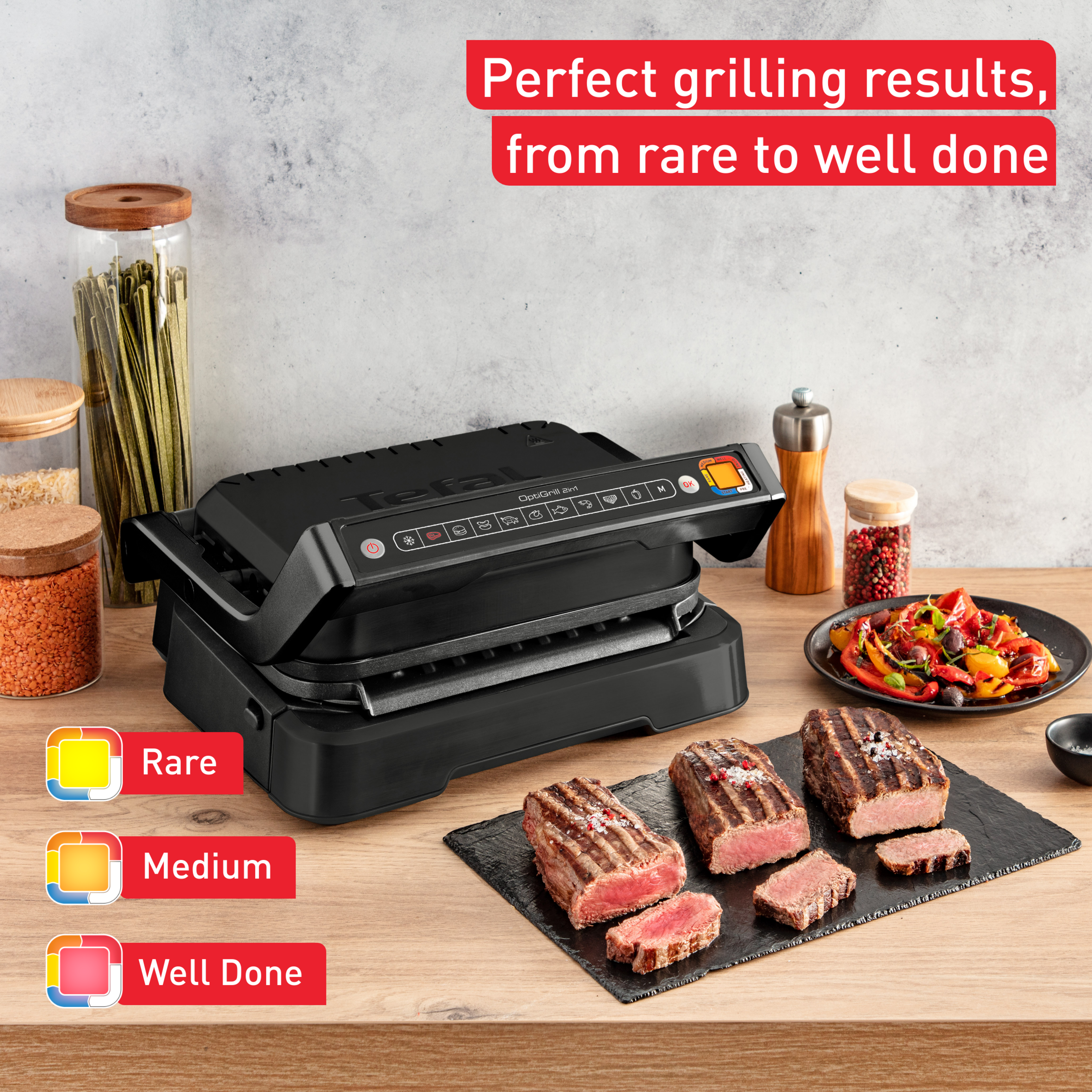 OptiGrill 2en1 Noir