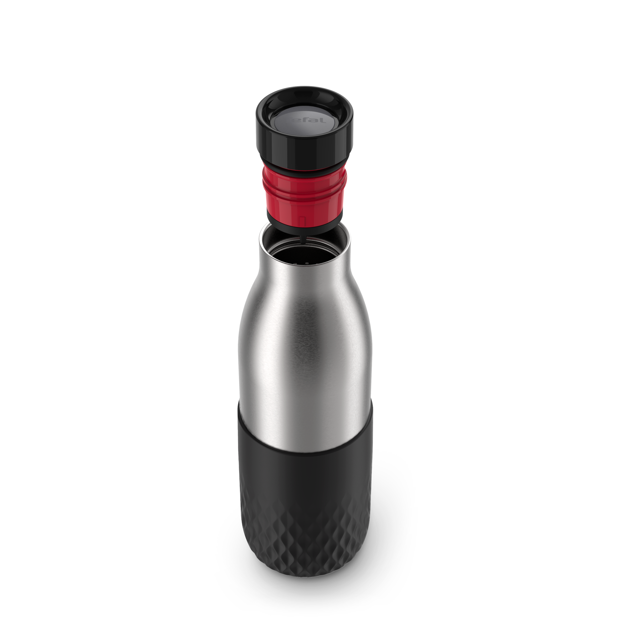 Bludrop Sleeve N3110510 Gourde inox et silicone - 0,5L - Noir