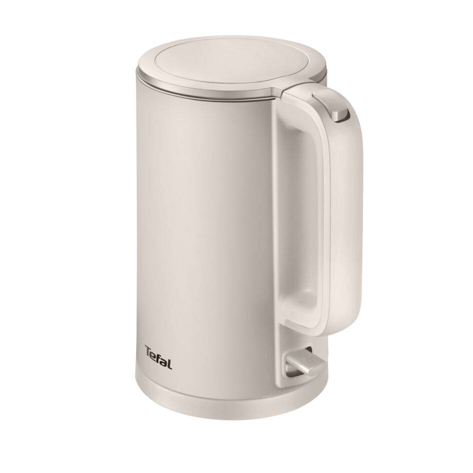 Thermo Protect Kettle, Electric Kettle, Safe to Touch, Full Stainless Steel Inside, Fair Grey