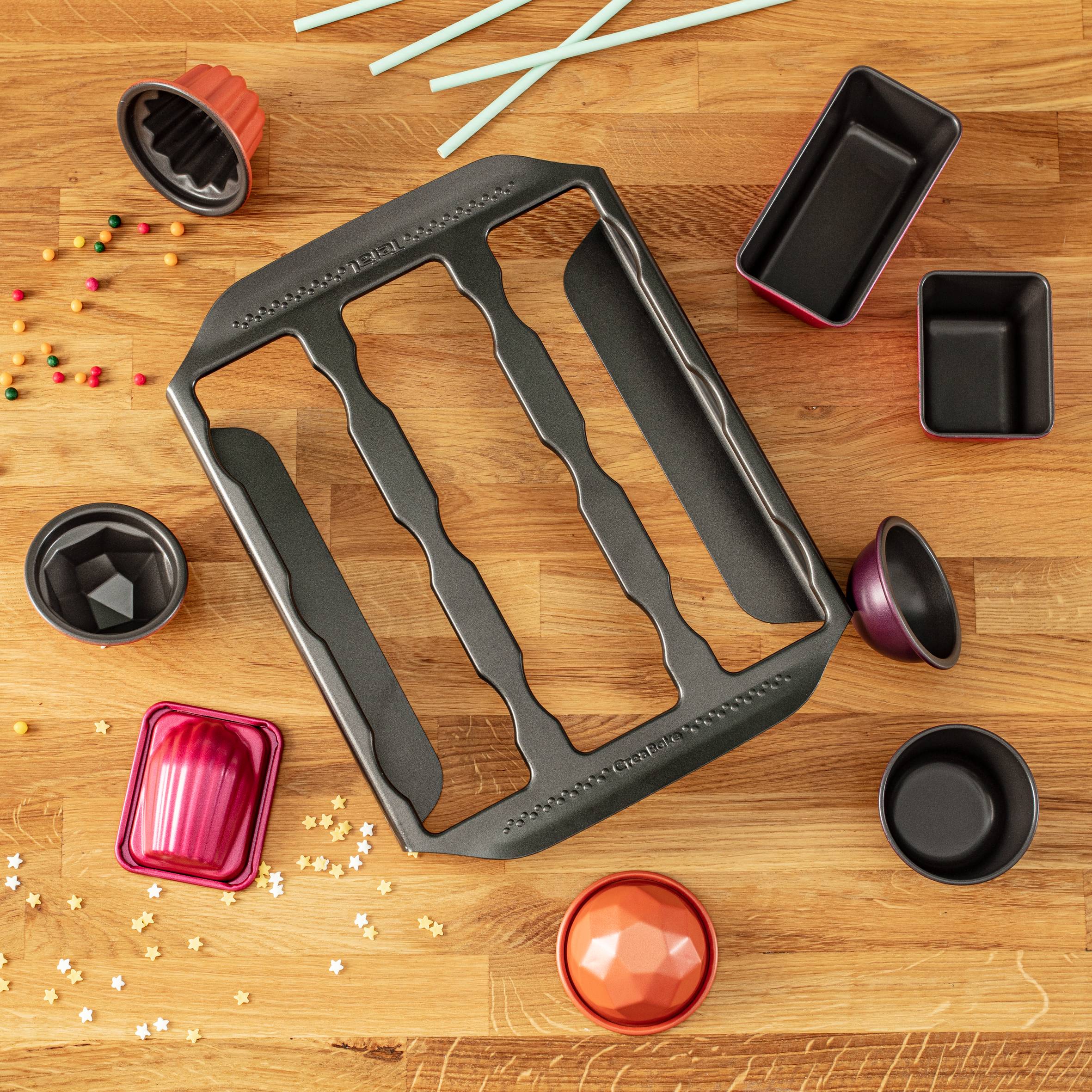 CreaBake J3059104 Set van 3 rotsvormige vormen - Cake Factory