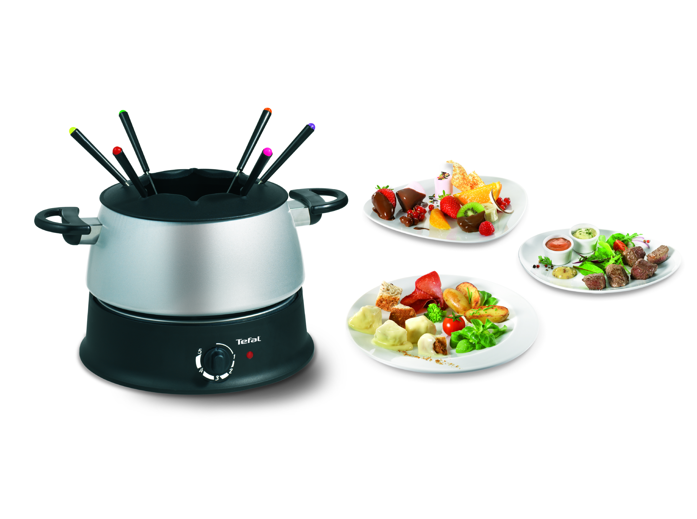 Silver EF300010 Appareil à fondue - 6 personnes