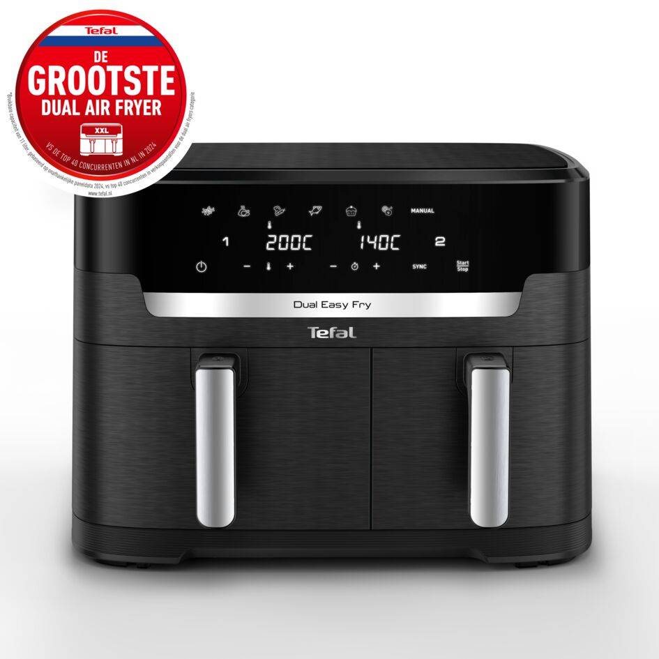 Easy Fry Dual XXL EY9428 Dubbele air fryer - 7 programma's - 11 L