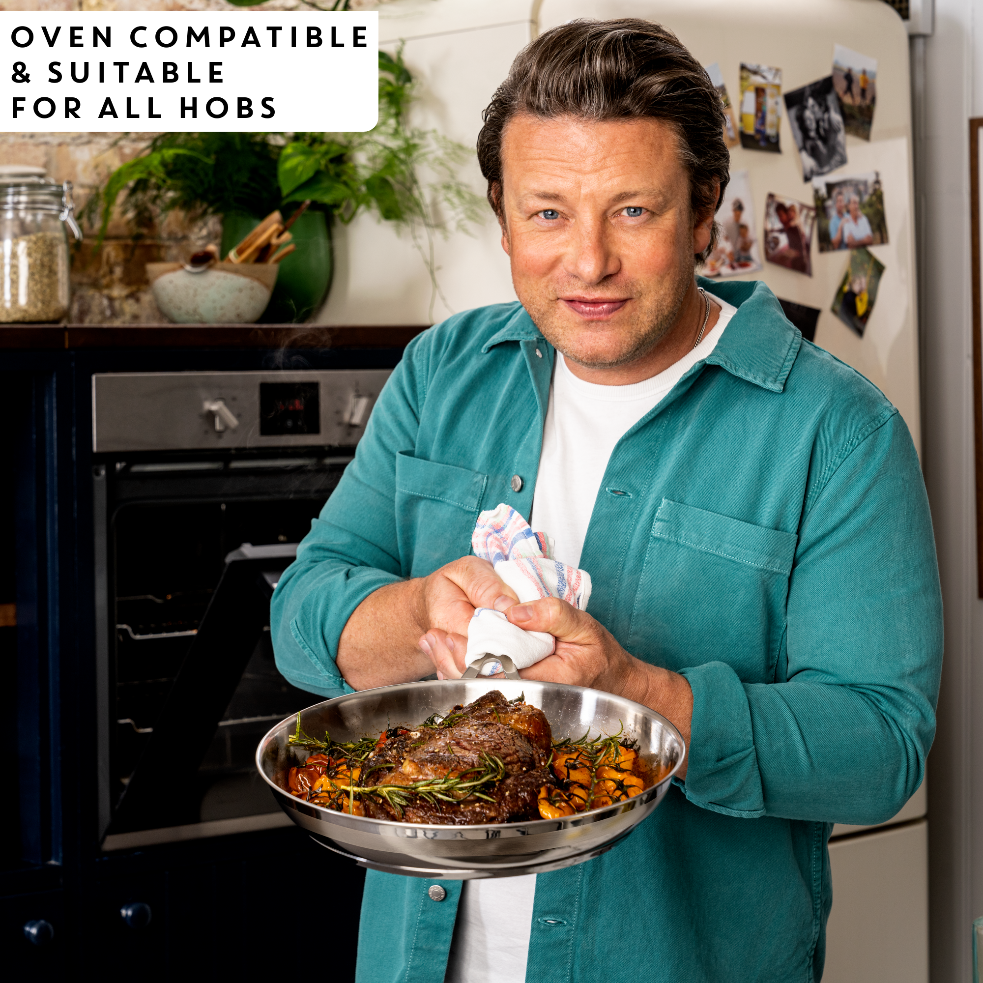 Jamie Oliver E3110455 Braadpan - 24 cm - Inductie