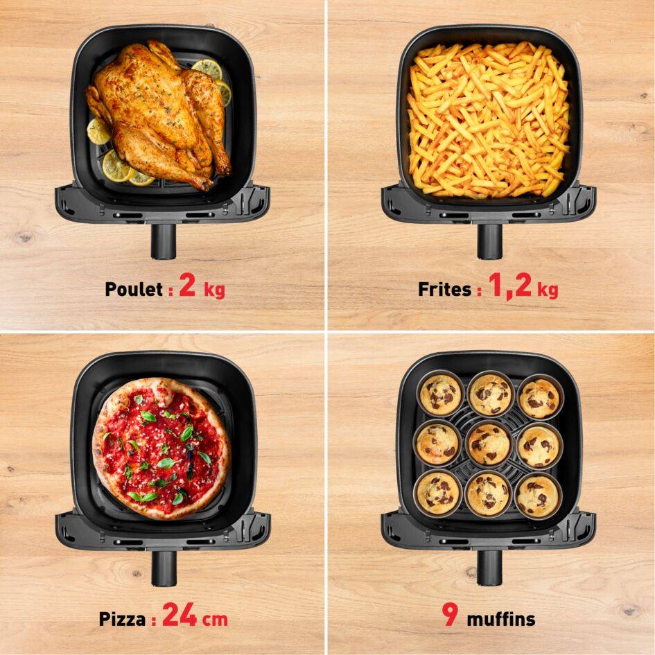 Easy Fry Mega EY855BE0 Air fryer - 8 programmes - 7.5 L