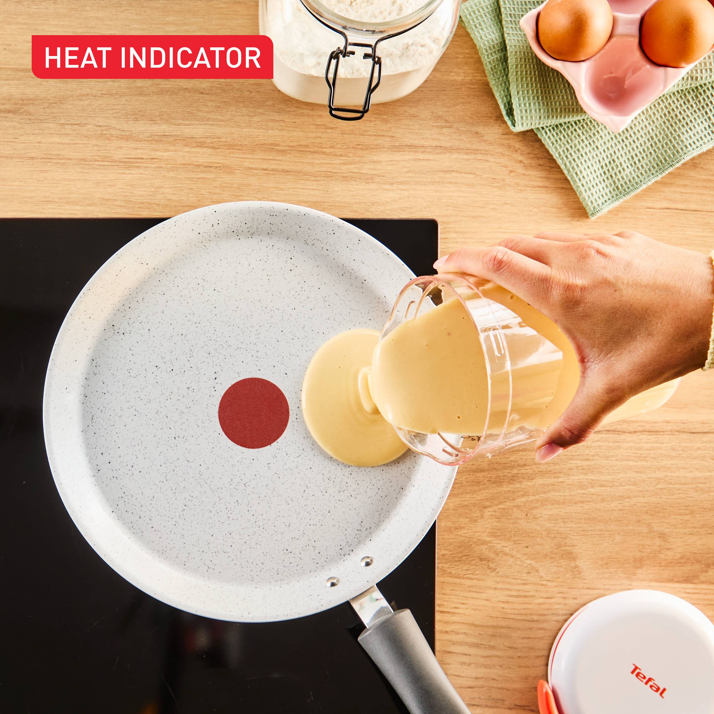 Pancake Day 2026, Pannenkoekenpan 28 cm, Keramische antiaanbaklaag, gelijkmatige verwarming