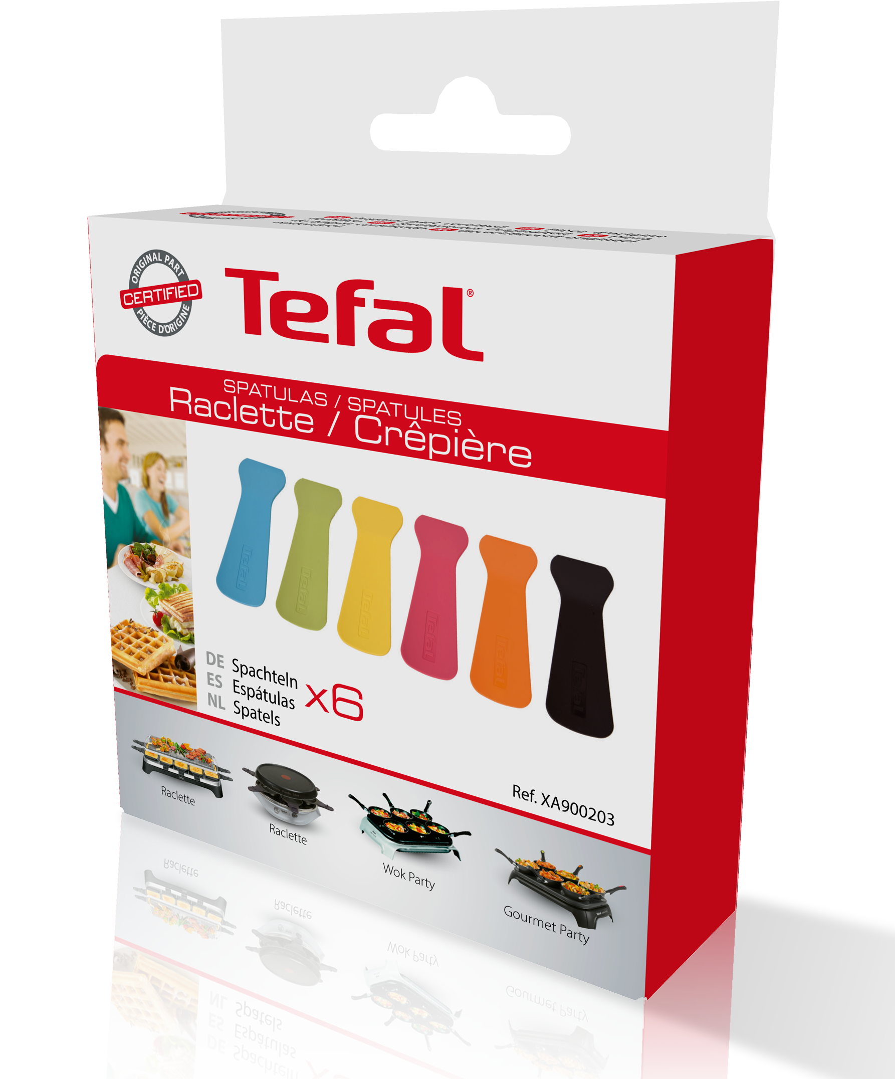 Raclettespatel x 6 XA900203