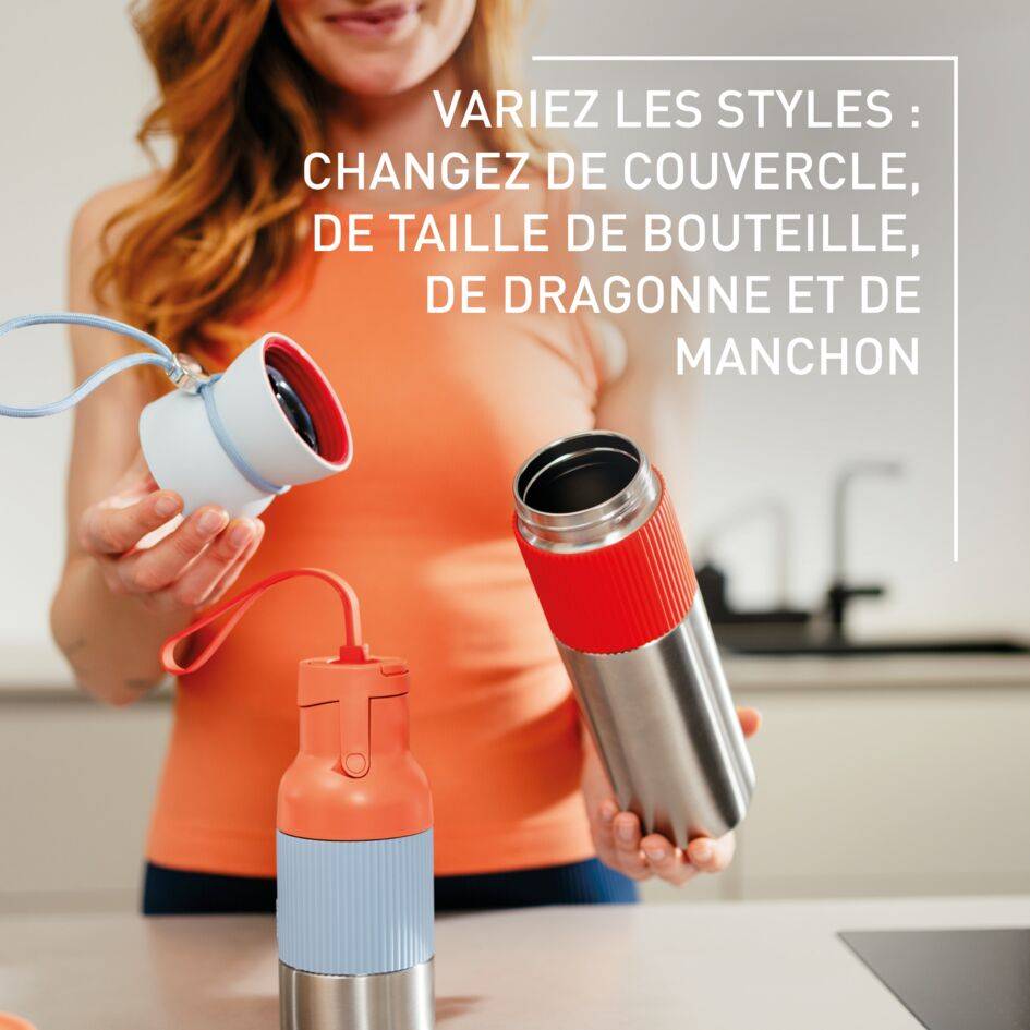 BeYou Flip N2190310 Mug isotherme - 0,36L - Rouge