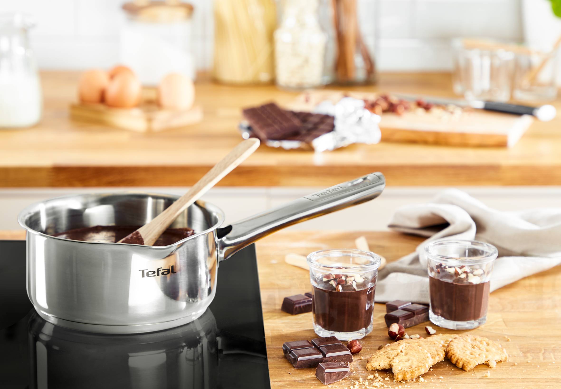 Duetto A705A835 Set inox de poêlon 16cm + 3 casseroles 16/20/24 cm + 3 couvercles