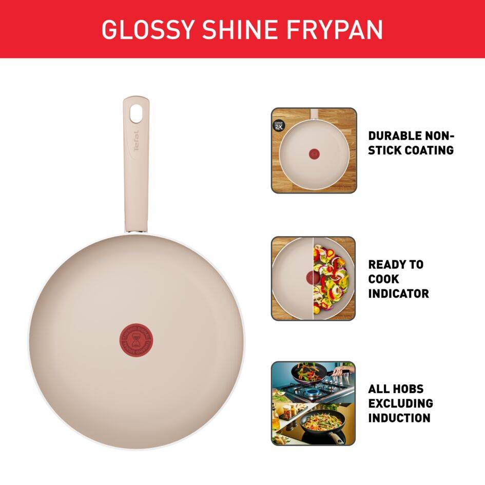 Glossy Shine B6890422 Braadpan - 24 cm - Geen inductie