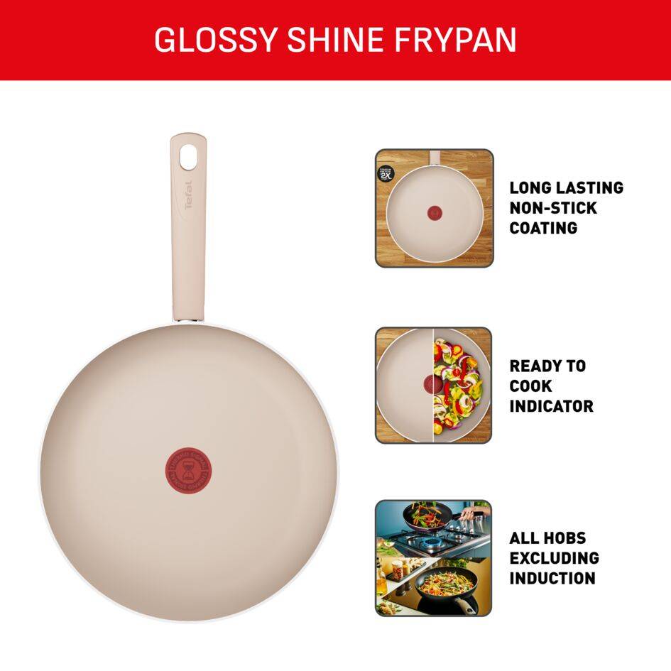 Glossy Shine B6890422 Braadpan - 24 cm - Geen inductie