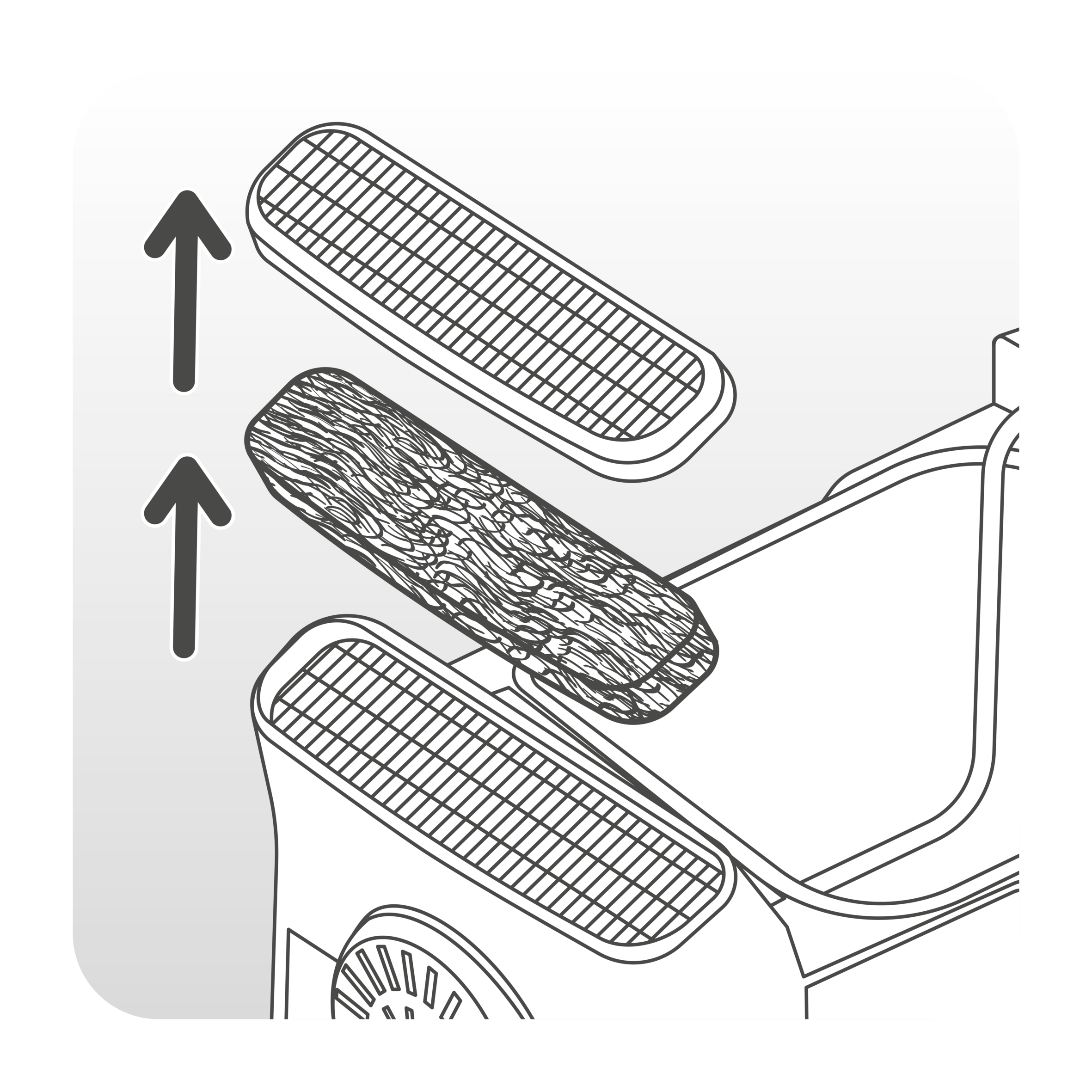 Koolstoffilters x3 XA142000