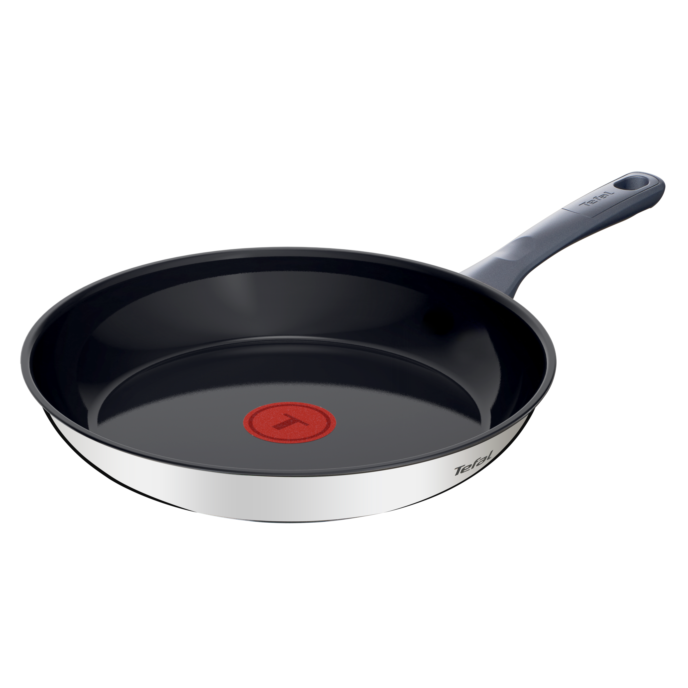 DAILY COOK Poêle 28&nbsp;cm, Inox garantie 10&nbsp;ans, Revêtement céramique, Poignée ergonomique isolante