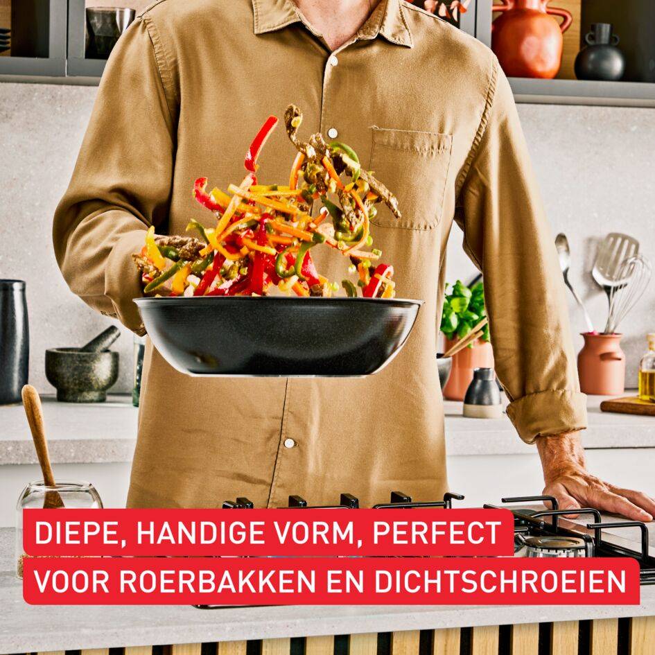 Experience Ceramic G2221902 Wokpan - 28 cm - Inductie