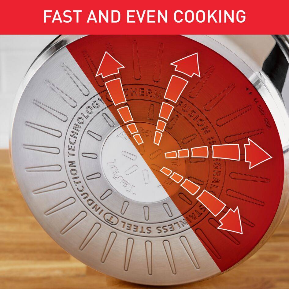 Primary Couscous E3089514 Casserole + panier vapeur + couvercle - 24 cm - Induction