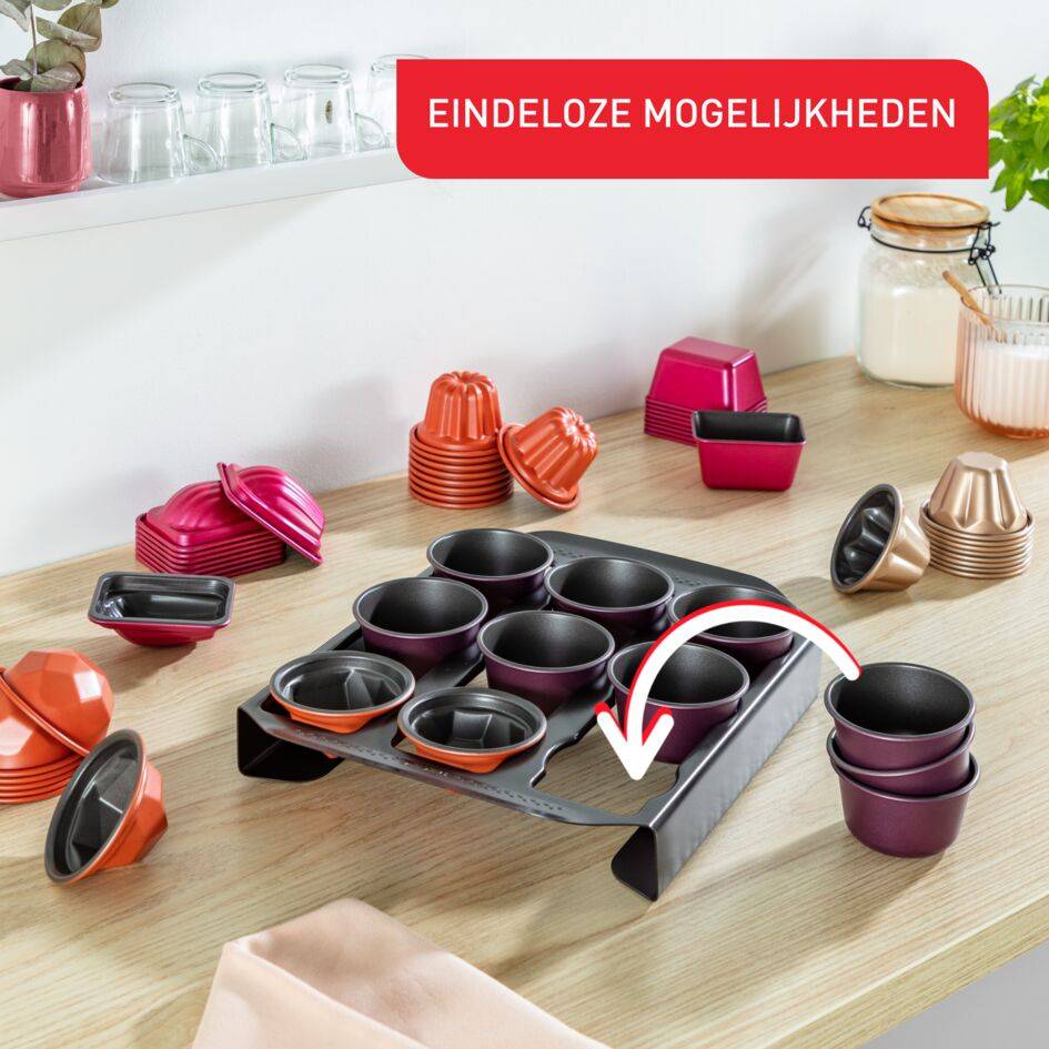 Creabake J3089304 Set van 3 briochevormen - Cake Factory