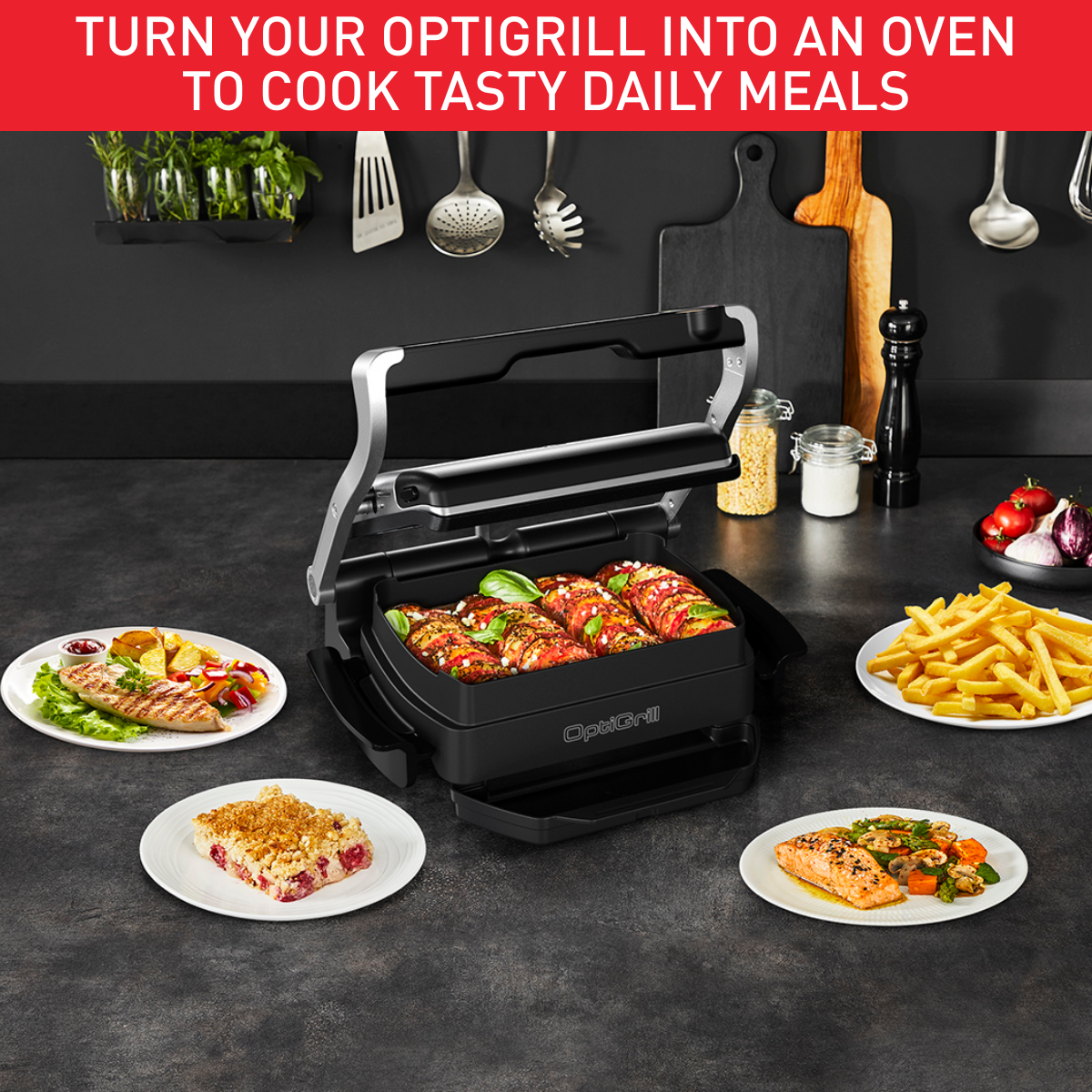Snack- en bakaccessoire XA725870 Veelzijdig accessoire voor Optigrill, Optigrill + en Optigrill Elite